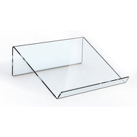 ECONOMY BOOK STAND, CLEAR ACRYLIC - Braeside Displays