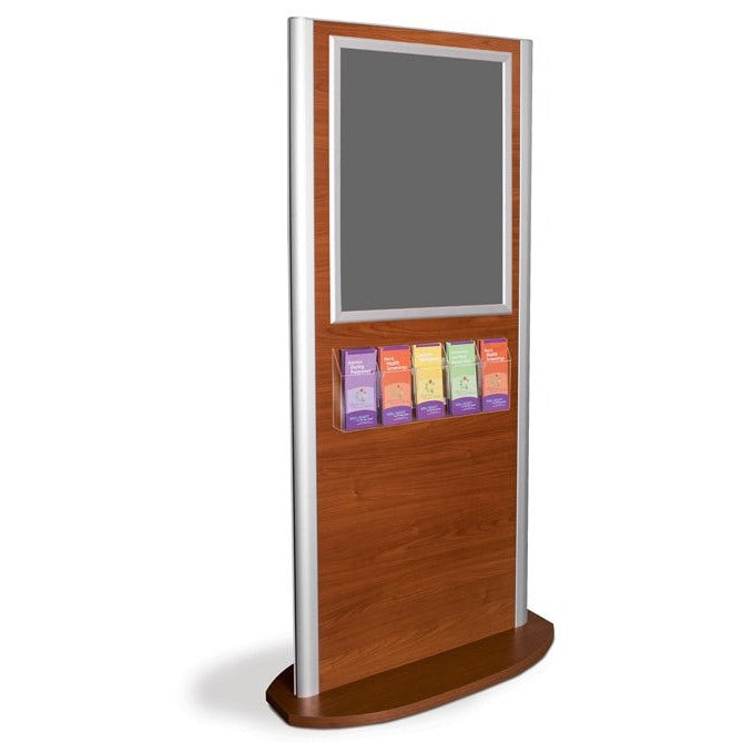 Kensington Information Kiosk with Poster Frame and Literature Holder - Braeside Displays