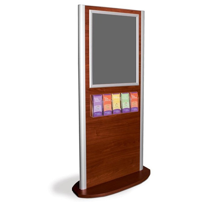 Kensington Information Kiosk with Poster Frame and Literature Holder - Braeside Displays