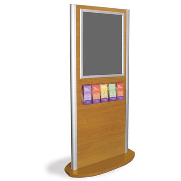 Kensington Information Kiosk with Poster Frame and Literature Holder - Braeside Displays