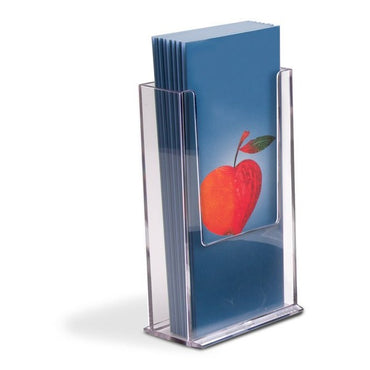 MEDIUM UPRIGHT BROCHURE HOLDER, 4-1/8"W - Braeside Displays