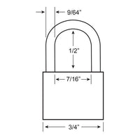 Mini Brass Padlock - Braeside Displays