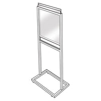 Set of Clear Protective Panels (2 Pieces) - Braeside Displays