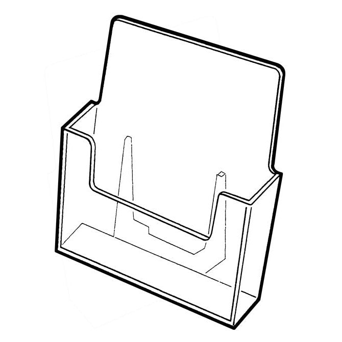 SINGLE POCKET BI-FOLD HOLDER - Braeside Displays