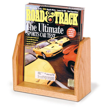 SINGLE POCKET WOODEN MAGAZINE COUNTER DISPLAY - Braeside Displays