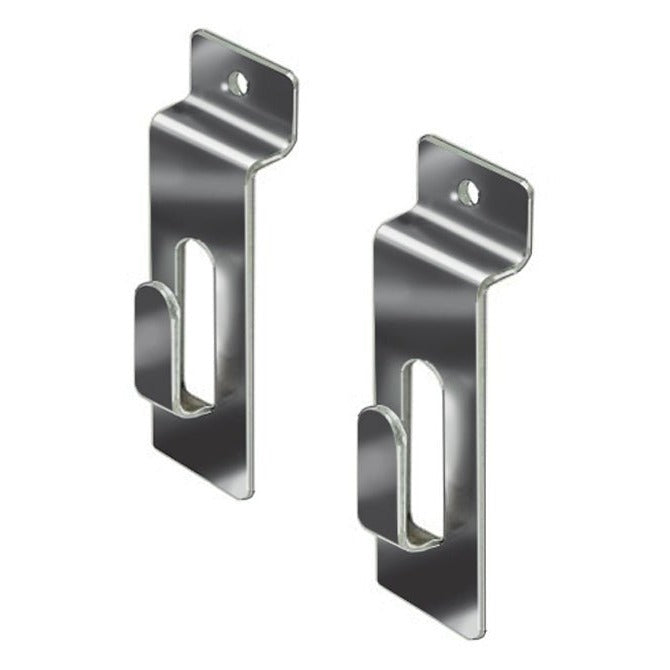 SLATWALL MOUNTING CLIPS FOR BINDER STAND (SET OF 2) - Braeside Displays