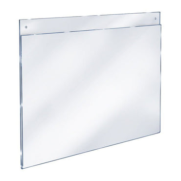 8.5 x 11 Takeout Menu Frame  Glass-Mount Restaurant Sign Holder