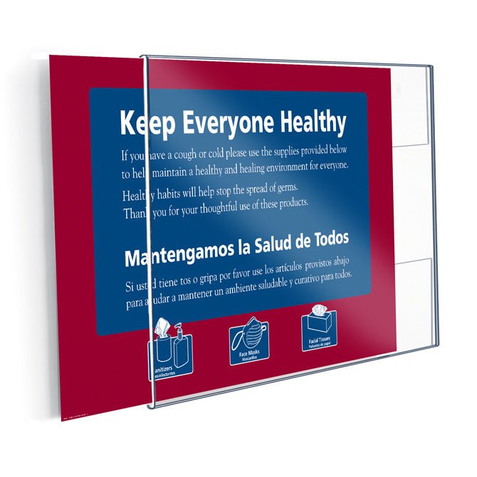 17 X 11 ACRYLIC TOP LOADING DOUBLE SIDED SIGN HOLDER – Braeside Displays
