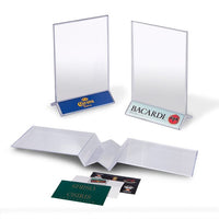 4" x 6" Acrylic Double Sided Table Tent - Braeside Displays