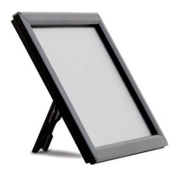 8" X 10" CONVERTIBLE SIGN SNAP FRAME, BLACK, OPTIONAL COUNTER SUPPORT - Braeside Displays