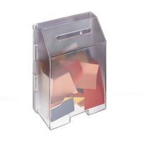 8.5" x 11" Molded Ballot Boxes, Frosted - Braeside Displays