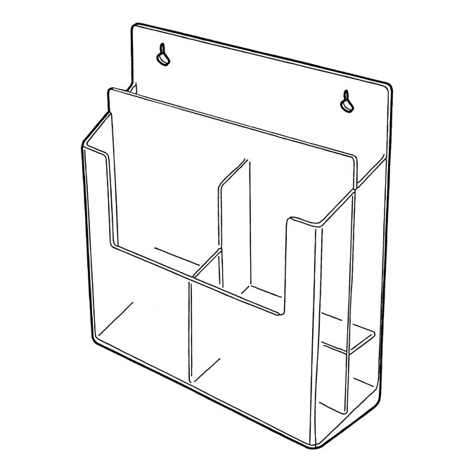 Convertible Four Pocket Slatwall Holder - Braeside Displays