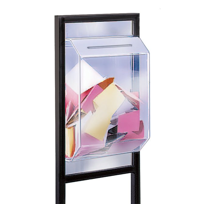 Frame Mounted Add-On Ballot Box - Braeside Displays