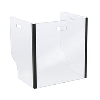 PORTABLE HINGED DESK GUARD, PERSONAL STUDENT PROTECTION DEVICE - Braeside Displays