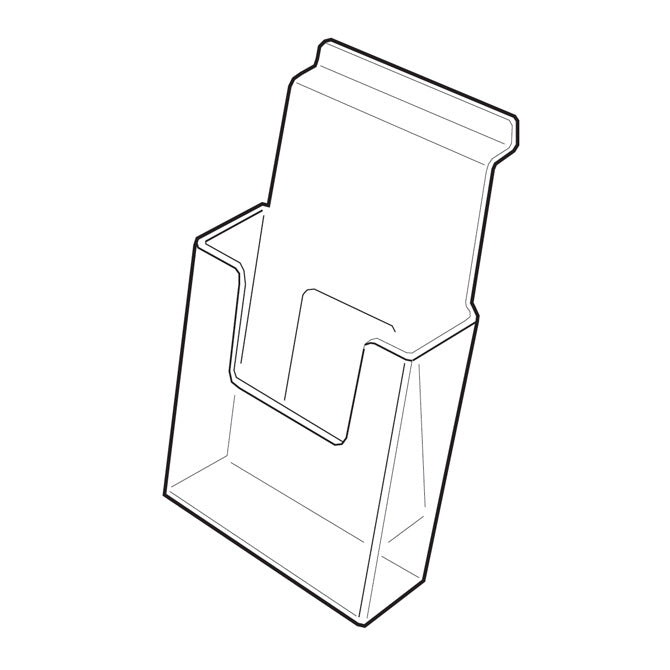 Slatwall/Counter Tri-fold Holder - Braeside Displays